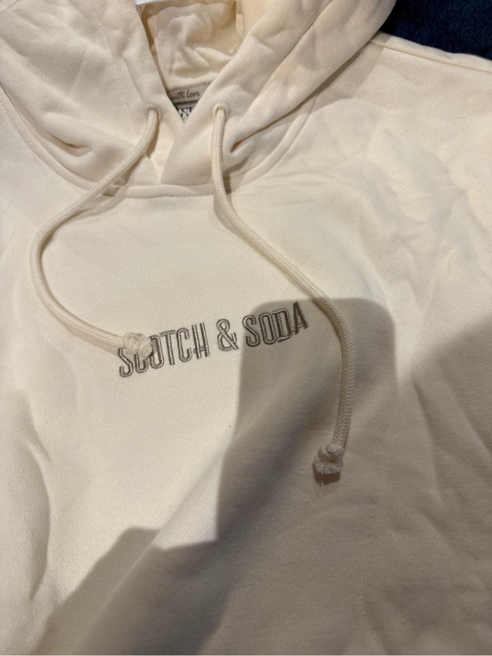 Vintage Vibe Scotch & Soda Color Block Hoodie Tan Off-White Men’s/Women's Size M